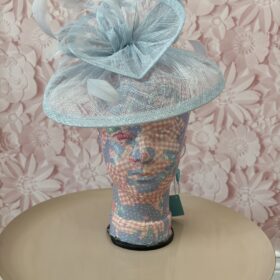 Max & Ellie Baby Blue Petunia Flower Fascinator -H09