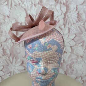 Max & Ellie Blush Pink Fascinator