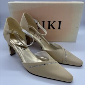 Gold satin Bridal Shoes  - Size 6.5