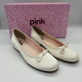 Dolly Bridal Shoe - Ivory Satin Size 4