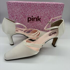 Ivory Satin Bridal Shoe - Size 4 - Cadallac