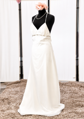 Forever Yours Halterneck Wedding Dress – Size 6 – WD002